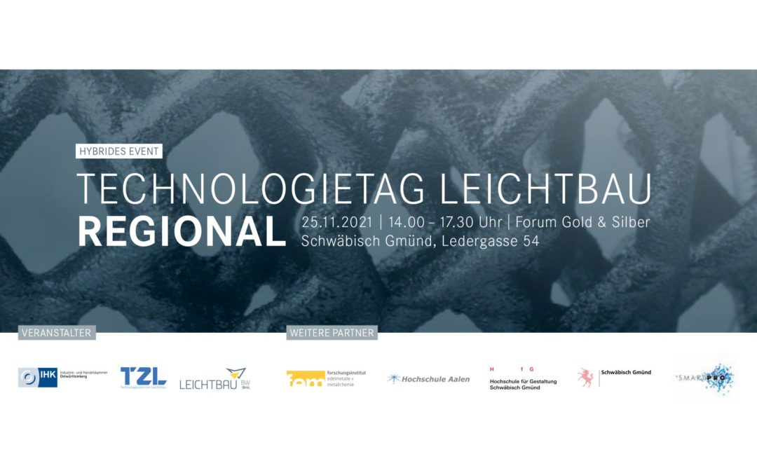 Technologietag Leichtbau am 25.11.2021